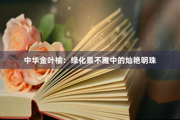 中华金叶榆：绿化景不雅中的灿艳明珠